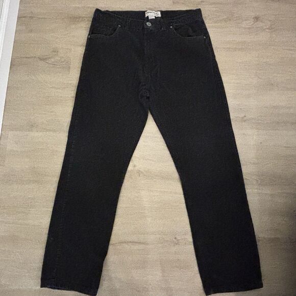 Paper Denim & Cloth Corduroy Black Men's 36x32 Jeans Vintage Work Skater Y2K - Picture 3 of 11